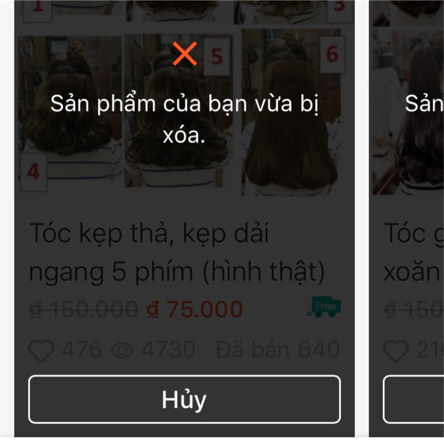 Tóc kẹp 130g (Hình thật 100%- đã bán 600b- Up lại SP)