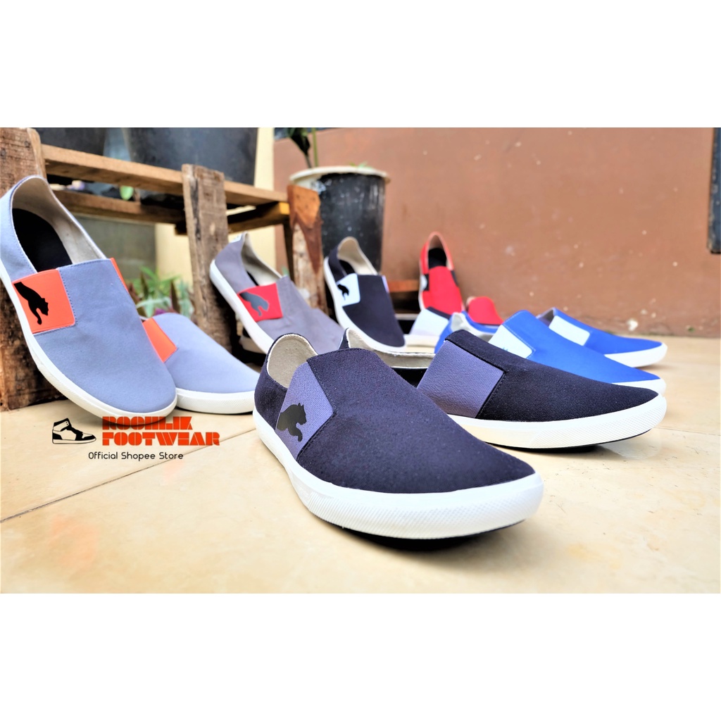 Giày Lười Vải Canvas Puma Thời Trang Cá Tính Cho Nam