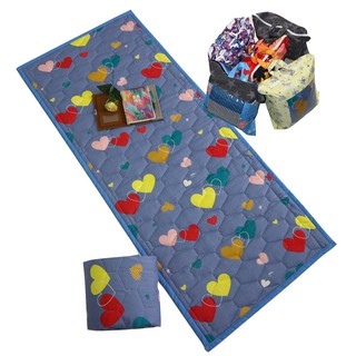 NỆM NGỦ VĂN PHÒNG CAO CẤP HOÀNG THIÊN HÀ 0,8M X 1M8. COTTON THOÁNG MÁT - GỌN NHẸ - GIẶT MÁY - NHANH KHÔ