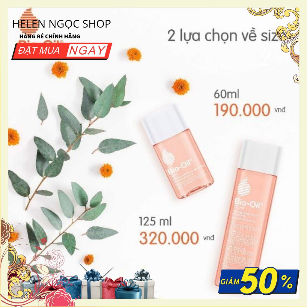 BIO OIL 60Ml/125Ml /200Ml NHẬP KHẨU CHÍNH HÃNG