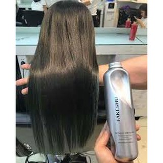Hấp phủ lụa Fakeshu Keratin 618ml cao cấp
