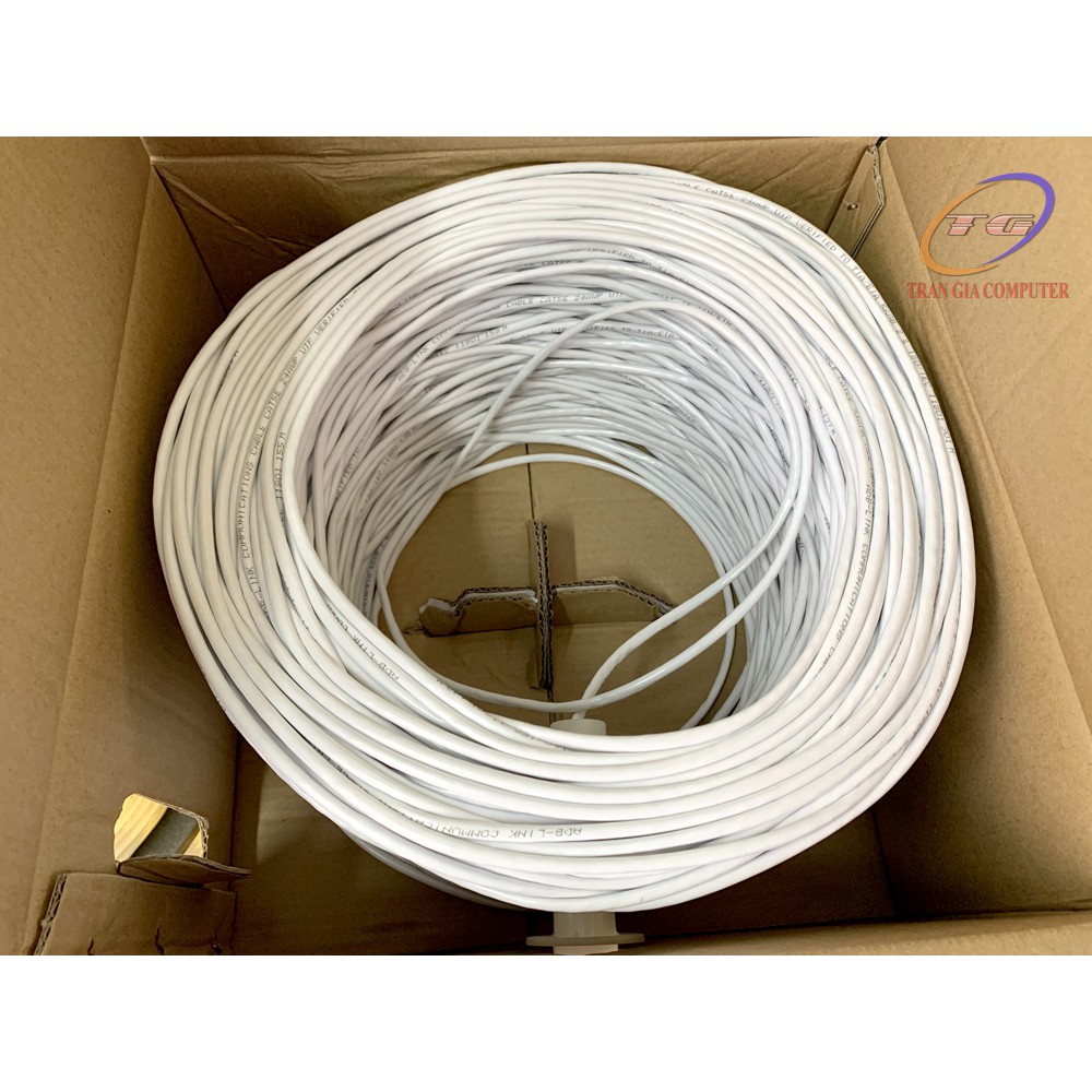 Dây mạng Cat5e bấm sẵn 2 đầu dài từ 10M đến 50M (dây màu trắng)