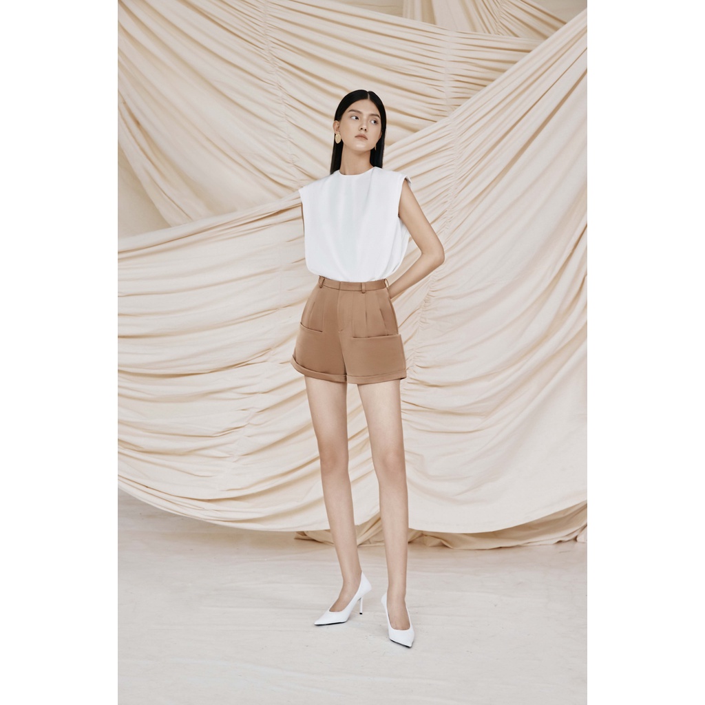 DeNio - Quần shorts xếp li