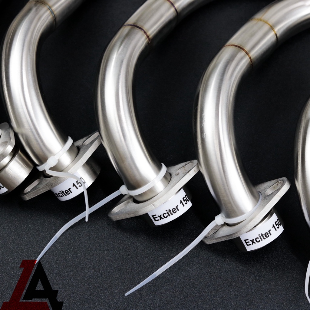 Cổ pô inox 304 size 32mm bầu hơi gắn Exciter - Winner