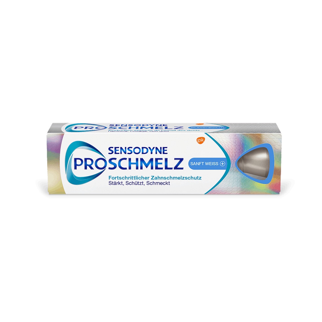 Kem đánh răng Sensodyne Proschmelz Sanft Weiss Đức 75ml trắng sáng tự nhiên