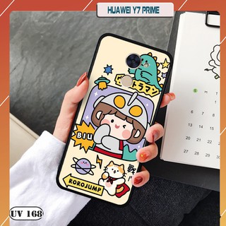 Ốp lưng nhám Huawei Y7 prime- in hình