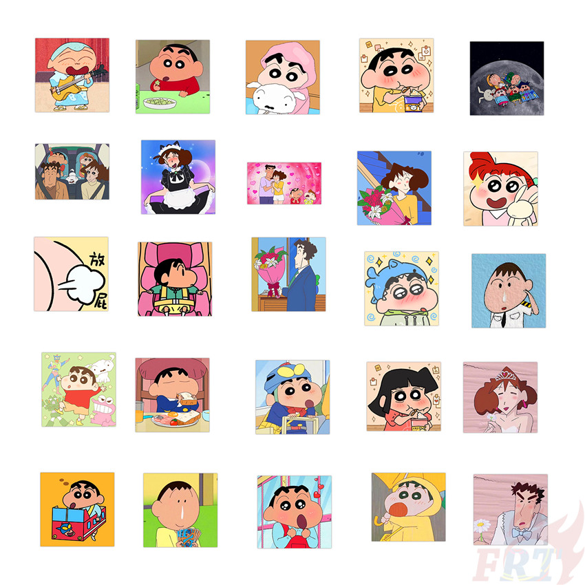 50 Cái / bộ thủ công hình dán Yoshito Usui amine cậu bé Crayon Shin-chan
