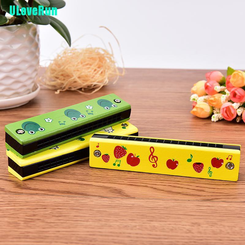 Kèn Harmonica 16 Lỗ Bằng Gỗ Dễ Thương Cho Bé