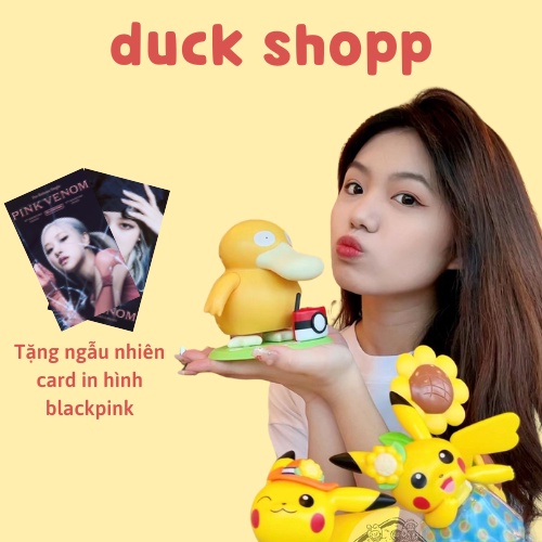 Pokemon TK đồ chơi điện tử con vịt nhảy múa Psyduck KFC Duck Music Box