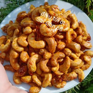 100g HẠT ĐIỀU CHÁY TỎI ỚT_bao ngon