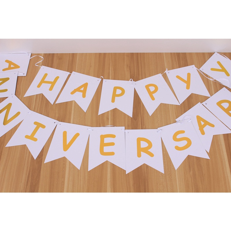 Dây Đèn LED Chữ Happy Anniversary Trang Trí
