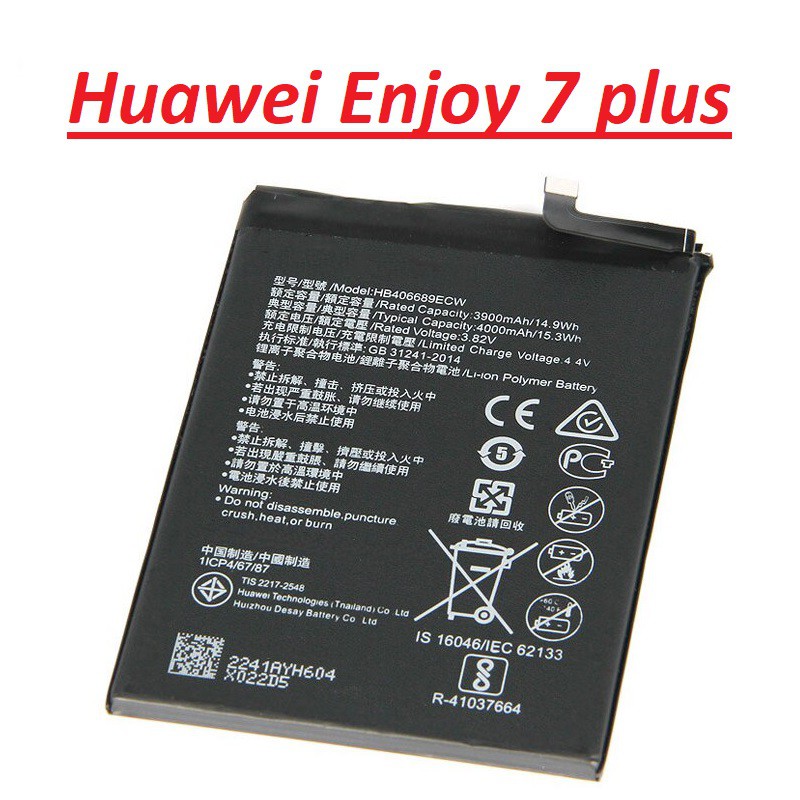 ✅ Chính Hãng ✅ Pin Huawei Enjoy 7 Plus HB406689ECW Giá Rẻ
