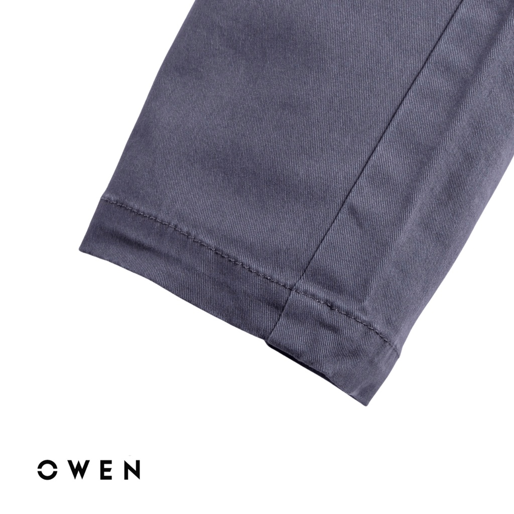 quần kaki nam OWEN chuẩn hãng màu xám, chất kaki cotton dày dặn, cao cấp, co giãn, form đứng dáng slimfit nhẹ trẻ trung