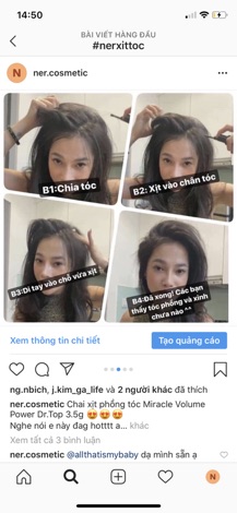 XỊT PHỒNG TÓC Miracle Volume Power Dr.Top 3.5g