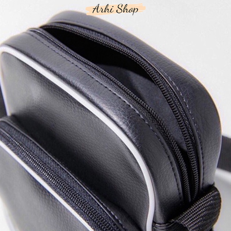 Túi Đeo Chéo Nam Nữ Unisex Chất Da Mềm Dữ Fom Cực Tốt, Túi Thể Thao Chống Nước