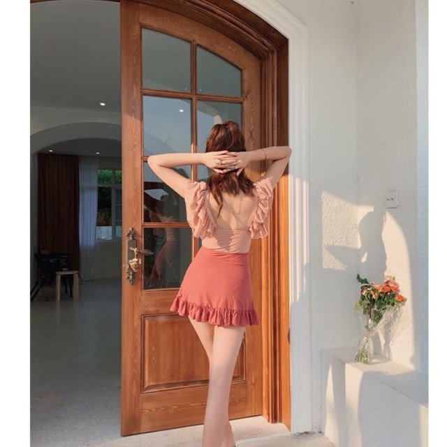 [Cạp cao che bụng] Đồ Bơi Bikini Cánh Tiên Ngắn Phong Cách Ngọt Ngào ~ ORRIN Closet | BigBuy360 - bigbuy360.vn