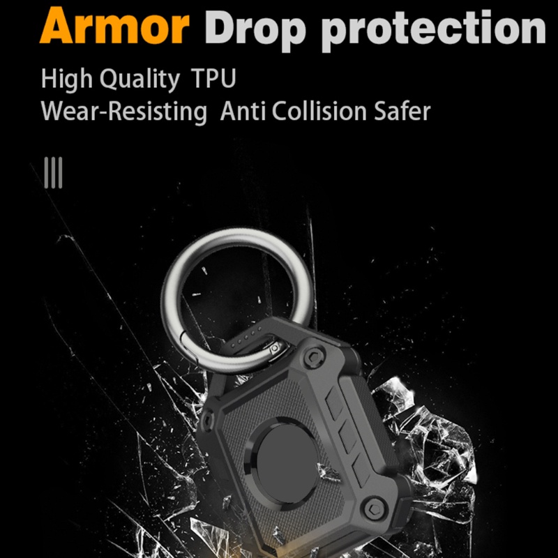 Vỏ Bảo Vệ Chống Sốc Chống Thất Lạc Có Khóa Dành Cho Hộp Sạc Tai Nghe Airpods