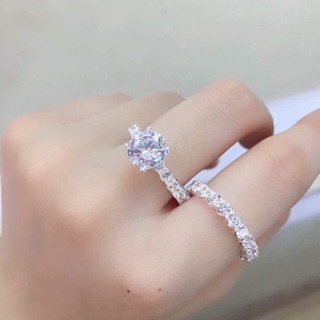 💥Nhẫn nữ đá full viền cực đẹp 💥
