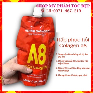 HẤP DẦU Ủ TÓC COLLAGEN A8 600ml CAO CẤP