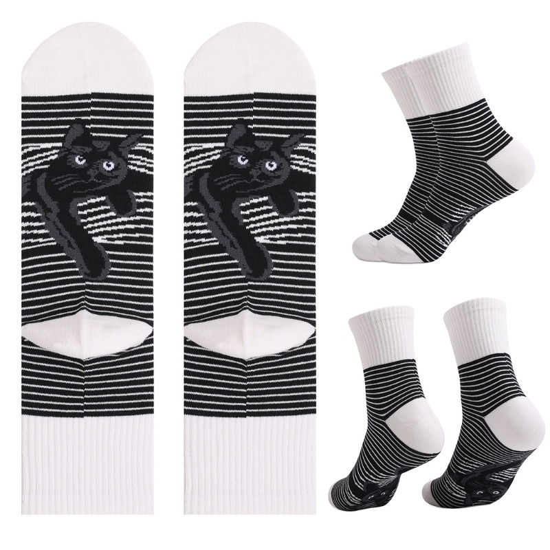 Tất Chân In Hình Mèo Dễ Thương Cho Nam Và Nữ