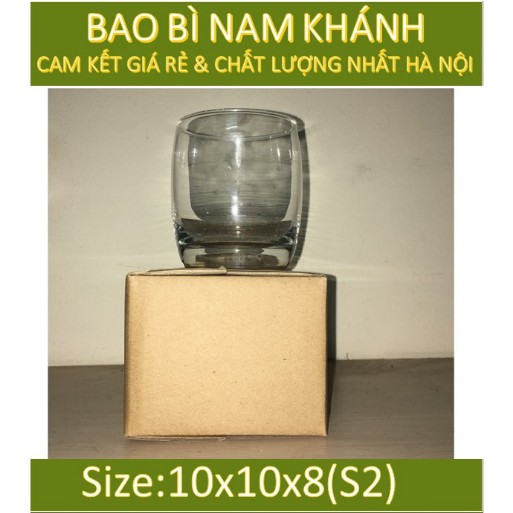 100 Hộp carton 10x10x8(S2)