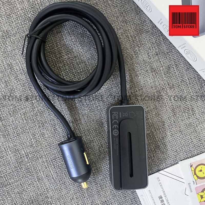 Tẩu Sạc Nhanh 120w tích hợp 4 Cổng Mở Rộng Baseus Share Together Extention Car Charger 120W (4 Port * 30W, QC/ PD/PPS) | BigBuy360 - bigbuy360.vn