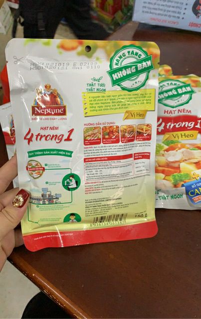 Hạt nêm neptune 4 trong 1 gói 500g