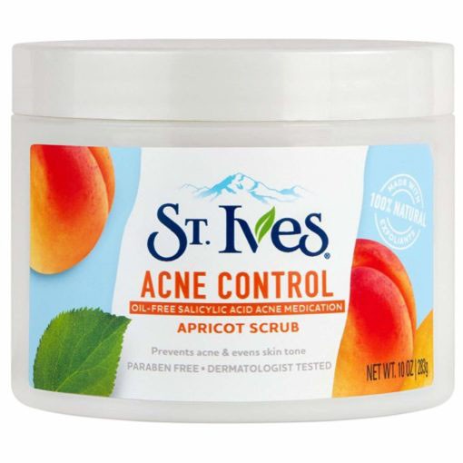 Tẩy Tế Bào Chết St.Ives Acne Control Apricot Scrub 283g Hương Mơ