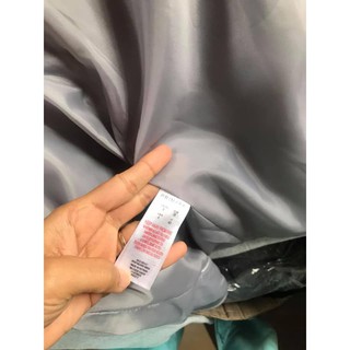 Áo khoác dạ 2 màu đen ghi