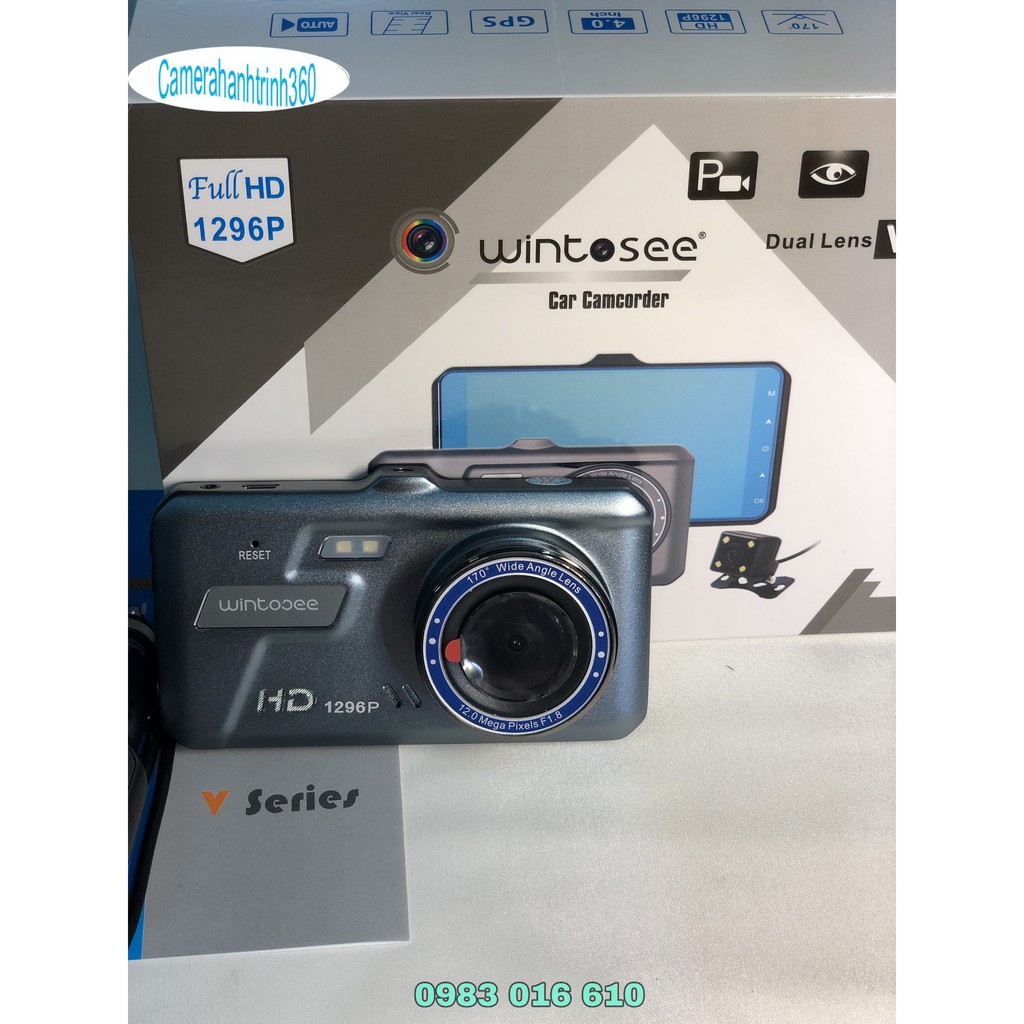 [TẶNG THẺ 32GB] CAMERA HÀNH TRÌNH WINTOSEE V10 1296P + THẺ NHỚ 32GB | BigBuy360 - bigbuy360.vn