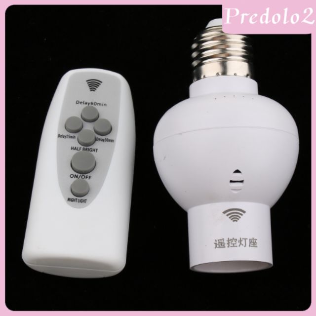 Đui đèn điều khiển từ xa có chế độ đèn ngủ, hẹn giờ tắt