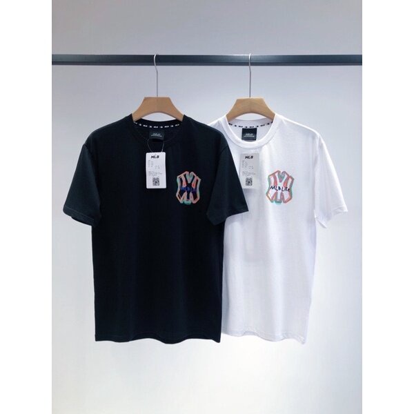 Mb Hàng Có Sẵn Áo Thun Cotton Nguyên Chất In Nhãn Dán Cổ Áo Đơn Giản Dễ Phối Đồ Cho Nam Và Nữ