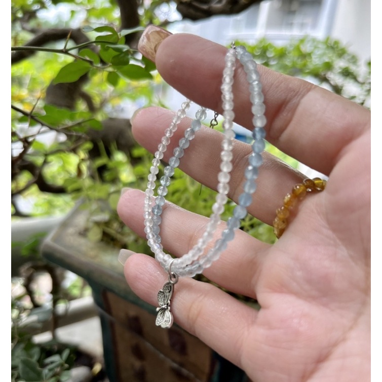 Vòng đôi giác đá Mặt trăng và Hải lam
