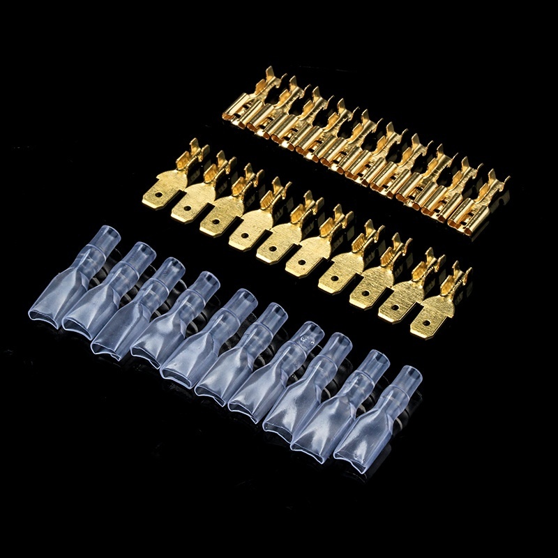 Set 100 Đầu Nối Dây Điện 2.8 / 4.8 / 6.3mm