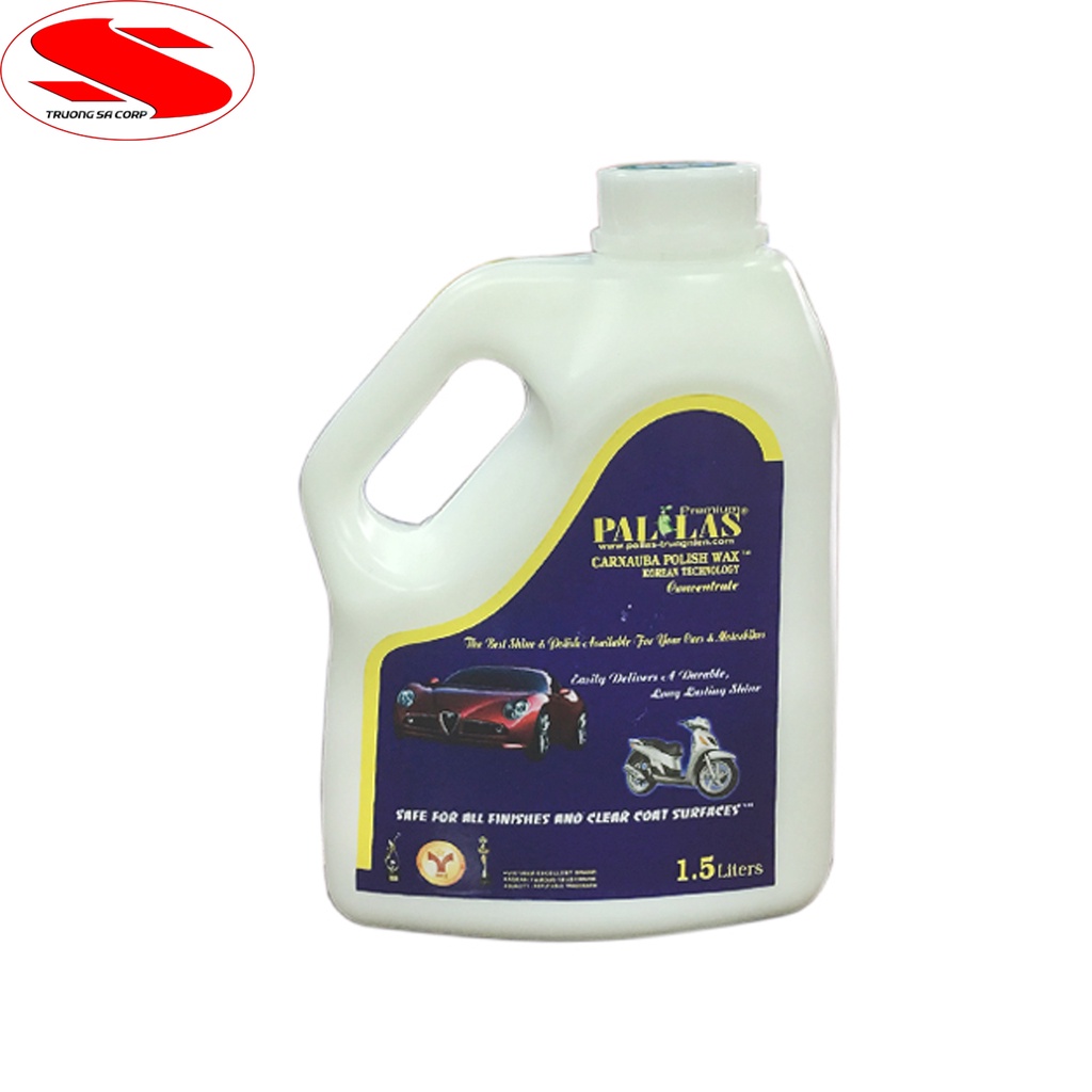 Chai Xi đánh bóng sơn xe máy xe ô tô Pallas 1.5L - Pha 1/3 (BS1,5L)