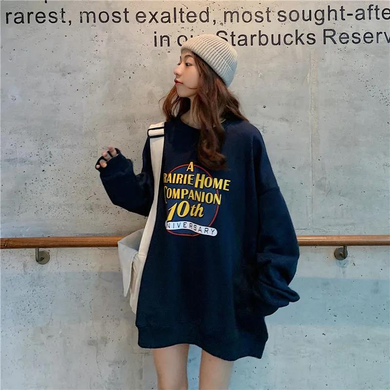 Áo Hoodie Nữ Tay Dài Thời Trang Hàn Quốc 2021