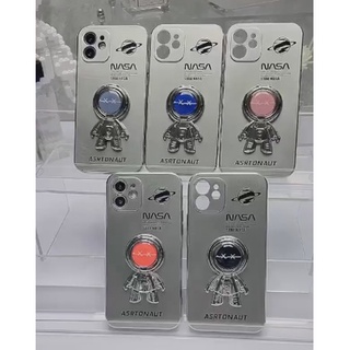 Ốp Điện Thoại Mạ Điện Hình Phi Hành Gia 3D Cho iPhone 13 Pro Max 12 Pro Max 11 Pro Max XR 7 Plus 8 Plus