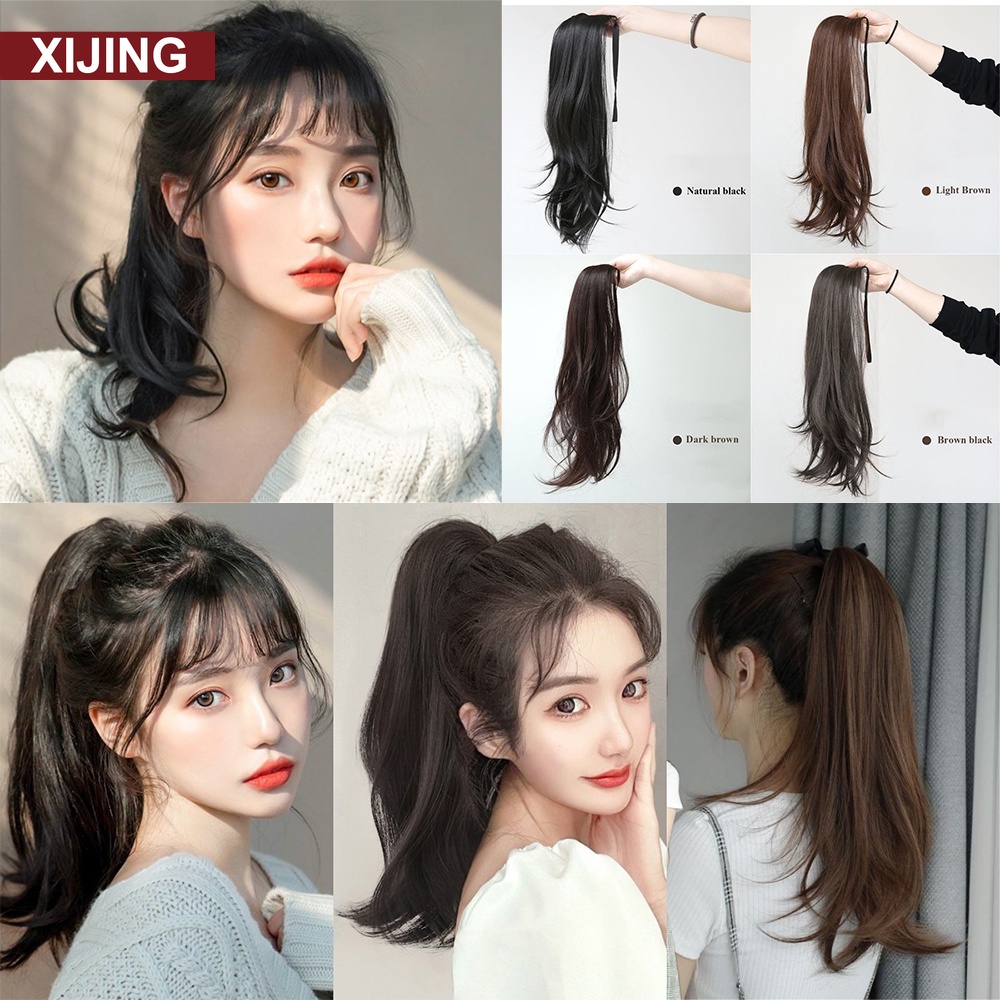 【XJ-COD】Dây Buộc Tóc Đuôi Ngựa Dạng Xoăn Tự Nhiên Vô Hình Cho Nữ