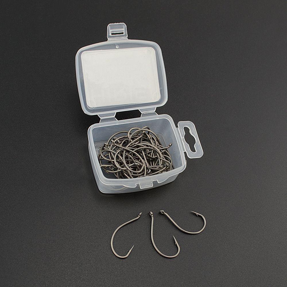 Bộ 50 Móc Câu Cá Bằng Carbon Cao 8015