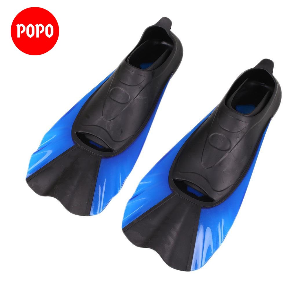 Chân nhái lặn biển POPO-NXANH chất liệu silicone ôm chân chân vịt giúp thoải mái vận động