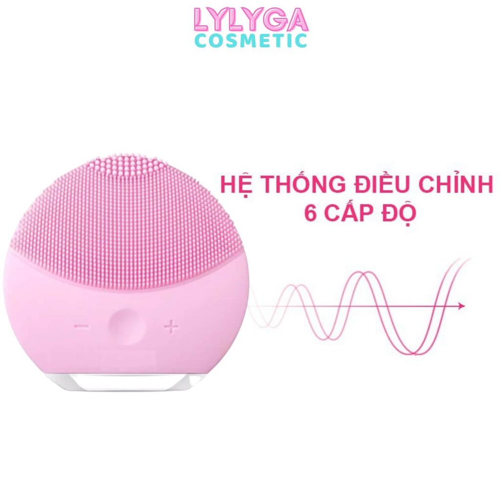 Máy rửa mặt FOREO LUNA MINI 2 , Máy rung CẦM TAY làm sạch SÂU DƯỚI da mặt, xe khít lỗ chân lông BH