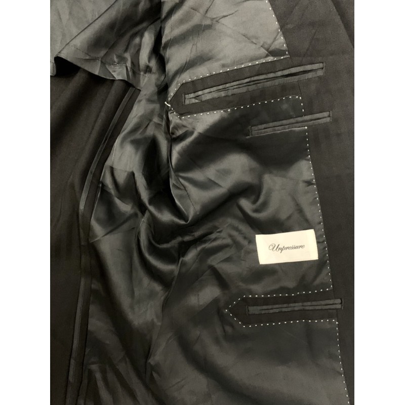 Áo vest / blazer Nam kẻ đen hàng đẹp Nhật Bản