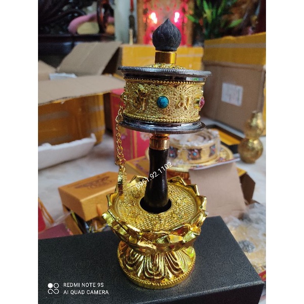 Kinh luân xoay tay  tây tạng KT 20cm  hàng mới về
