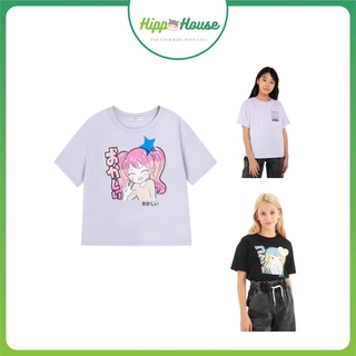 Áo phông Cộc Tay Áo Thun cho Bé Gái Hippo House Size Đại 25 – 60kg Dáng Croptop Chất Cotton Mềm Mịn