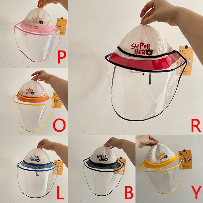 Mũ Tai Bèo Chống Rơi Thoáng Khí In Hình Gấu 7en Cho Bé