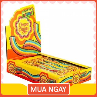 Kẹo Dẻo Chupa Chups Sour Belt Hộp 32 dây
