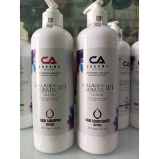 1 cặp Dầu gội xã carama collagen keratin 3/1☘️☘️
