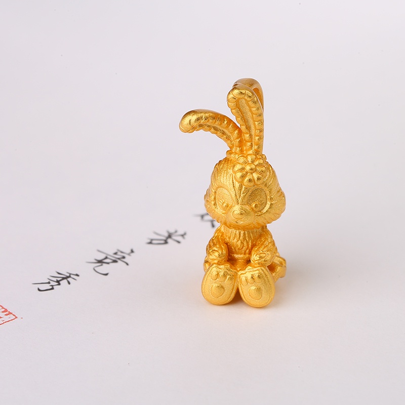 Disney [Hàng Có Sẵn Giao Hàng Ngay Lập Phương] Mặt Dây Chuyền / Vòng Tay / Dây Chuyền Trang Sức Việt Nam Shirley / Mickey Màu Vàng Cát Chống Dị Ứng Cao Không Dị Ứ