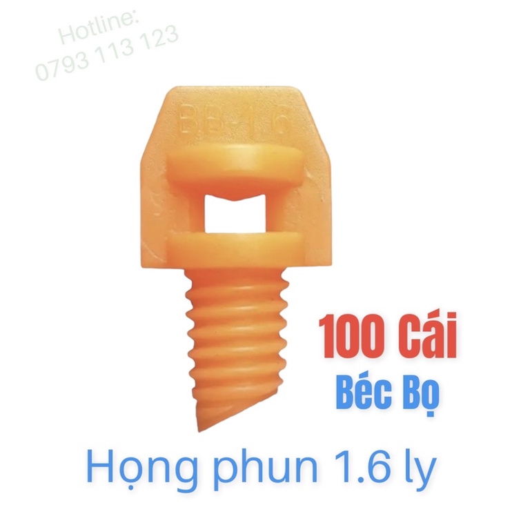100 Cái Béc bọ tưới gốc họng phun nhiều kích cỡ dùng trong hệ thống tưới tự động