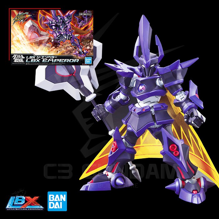 MÔ HÌNH BANDAI ĐẤU SĨ LBX HYPER FUNCTION 002 EMPEROR GUNDAM